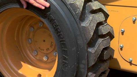 patching skid steer tires|skid loader tire repair without jack.